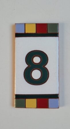 Número 8 · Quadradinho Colorido