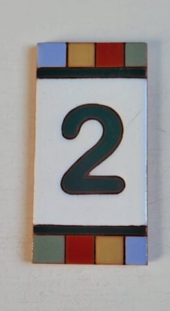 Número 2 · Quadradinho Colorido