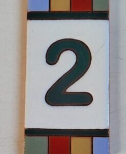 Número 2 · Quadradinho Colorido