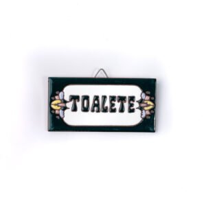 Placa Pequena · Toalete · Europeu Verde