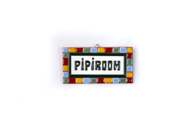 Placa Pequena · Pipiroom · Quadradinho Colorido