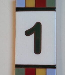 Número 1 · Quadradinho Colorido