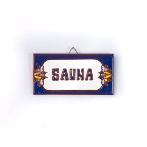 Placa Pequena · Sauna · Europeu Azul