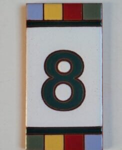 Número 8 · Quadradinho Colorido