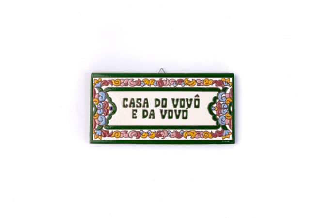 Placa Grande · Casa Do Vovô E Da Vovó · Italiano Verde
