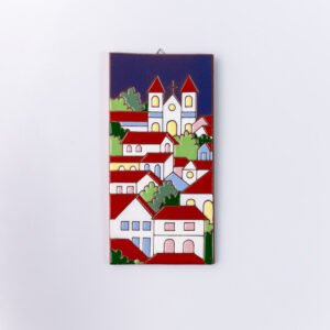 Placa Grande · Casinhas Mineiras Com Igrejinha