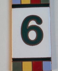 Número 6 · Quadradinho Colorido