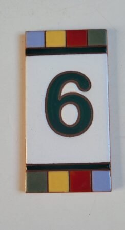 Número 6 · Quadradinho Colorido