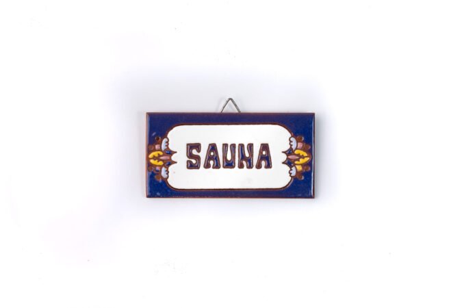Placa Pequena · Sauna · Europeu Azul