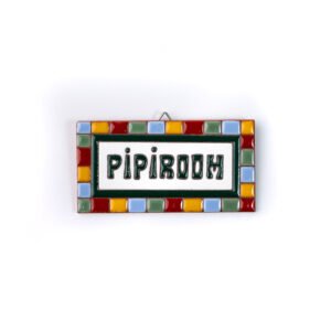 Placa Pequena · Pipiroom · Quadradinho Colorido