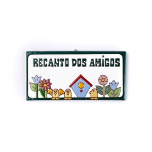Placa Grande · Recanto Dos Amigos · Casinha De Passarinhos