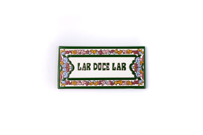 Placa Grande · Lar Doce Lar · Italiano Verde