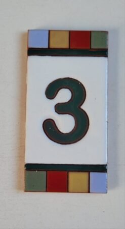 Número 3 · Quadradinho Colorido