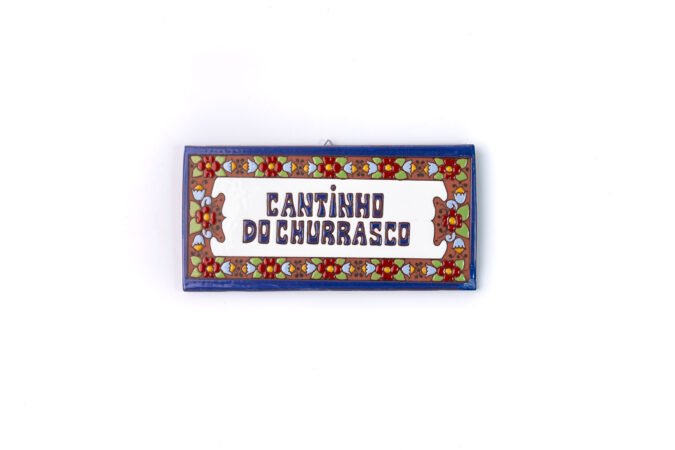Placa Grande · Cantinho Do Churrasco · Europeu Azul