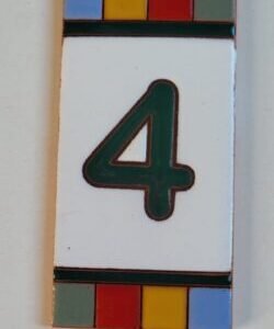 Número 4 · Quadradinho Colorido