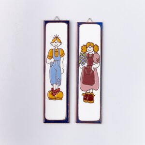 Placa Média · Menino/ Menina · Azul