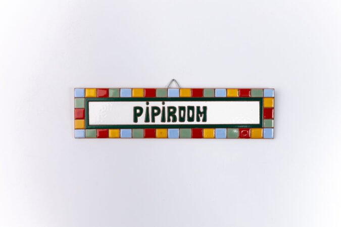 Placa Média · Pipiroom · Quadradinho Colorido